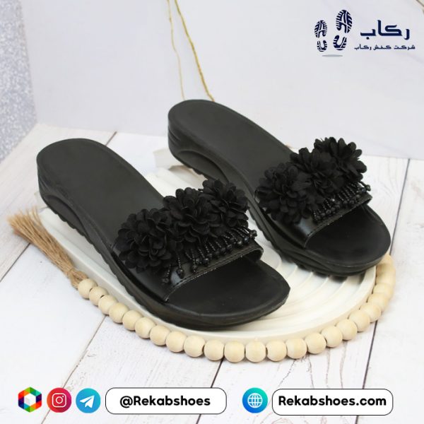 خرید دمپایی زنانه طبی مدل بهار گلدار
