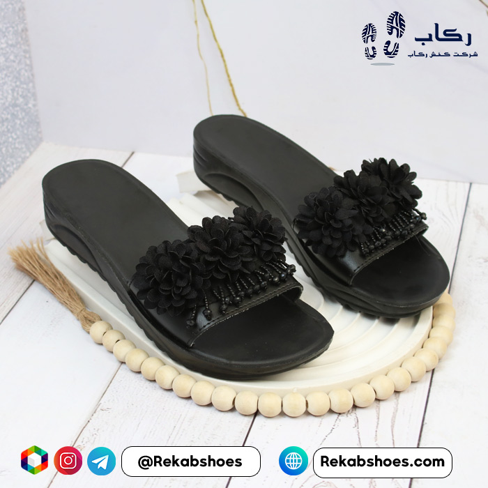 خرید دمپایی زنانه طبی مدل بهار گلدار