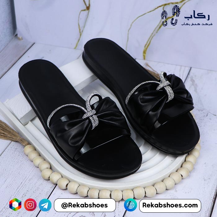 خرید دمپایی روفرشی شیک مدل نگین کد 102