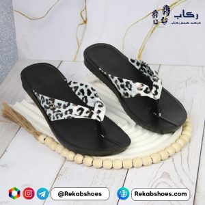 خرید دمپایی انگشتی زنانه مدل پلنگی کد C6