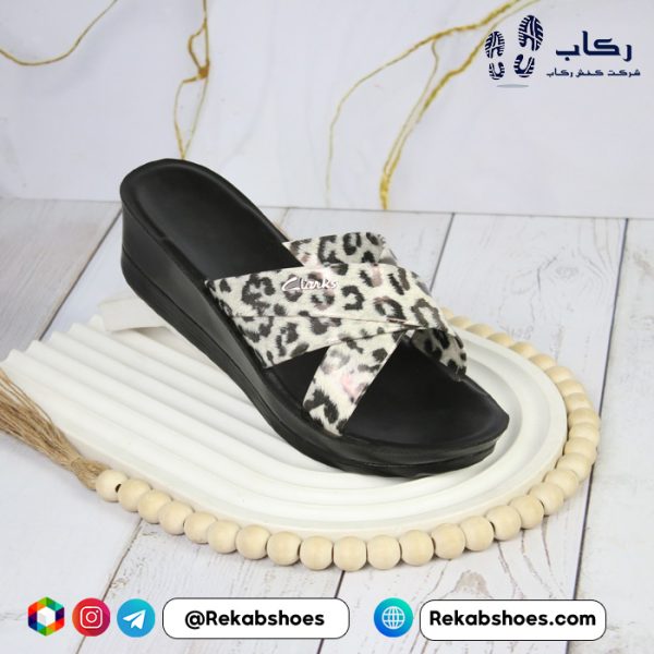 خرید عمده دمپایی طبی مدل پلنگی کد A3