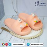 خرید دمپایی دخترانه مدل هانی استیکر دار