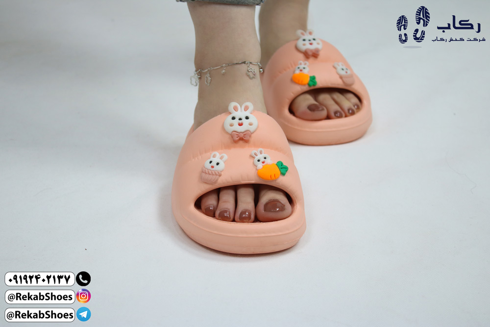 قیمت دمپایی زنانه مدل هانی استیکر دار