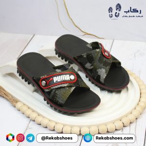 خرید دمپایی پسرانه مدل برند ارتشی