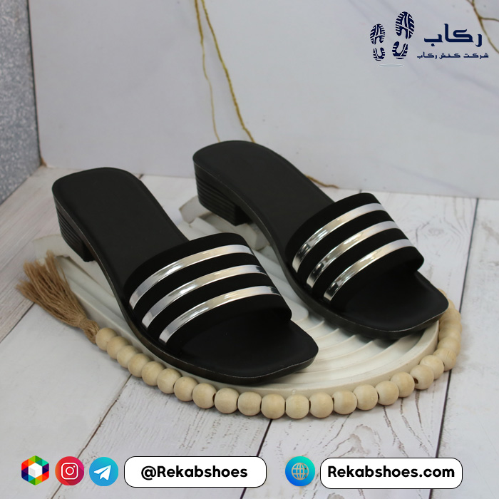 خرید دمپایی زنانه پاشنه دار مدل بیتا کد 104