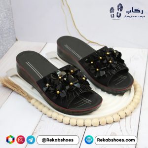 خرید دمپایی زنانه عمده مدل گل 101