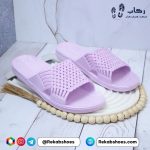 خرید دمپایی زنانه پلاستیکی مدل حصیری پاستیلی