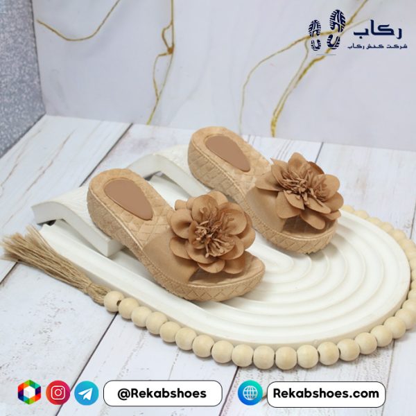 خرید دمپایی بچگانه پلاستیکی مدل ارکیده