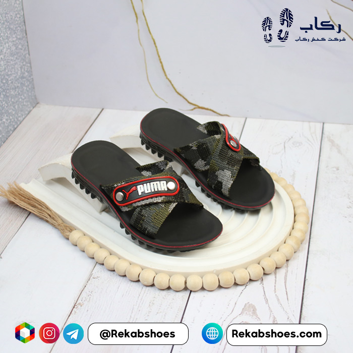 خرید دمپایی طبی بچگانه مدل برند ارتشی