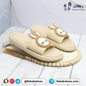 خرید دمپایی پلاستیکی دخترانه مدل خرگوشی