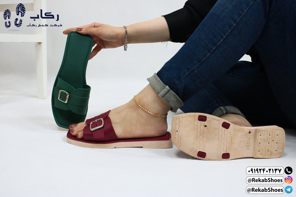 خرید دمپایی زنانه مدل پرند