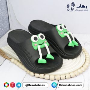 خرید دمپایی عمده مدل کورومیت قورباغه