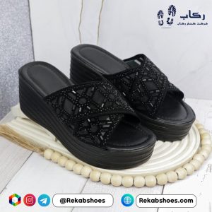 قیمت عمده دمپایی زنانه مدل 1800 ضربدری