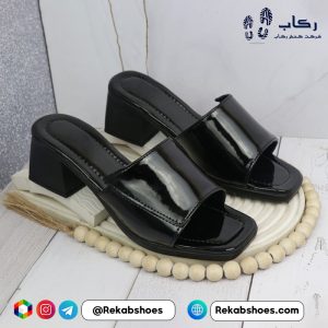 خرید دمپایی مجلسی زنانه مدل مرجان ورنی